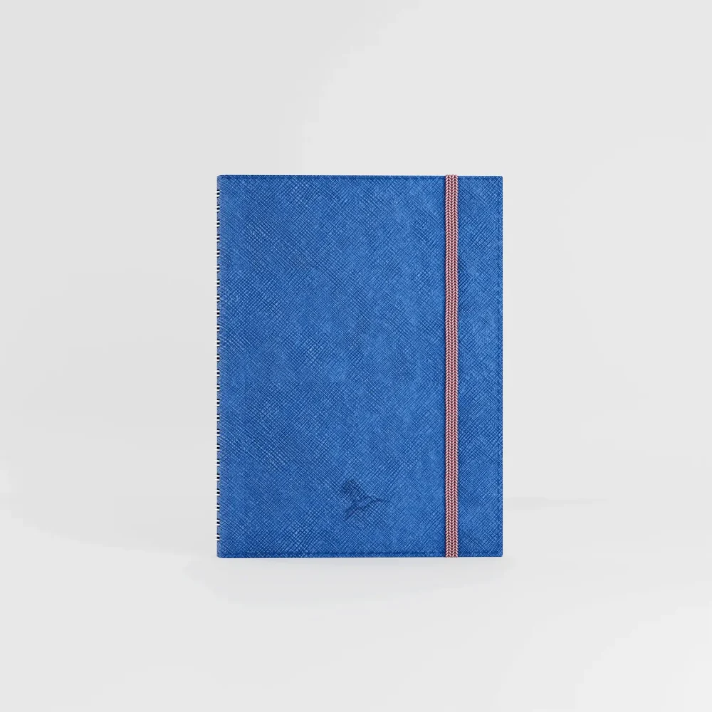 notebook premium sur fond gris