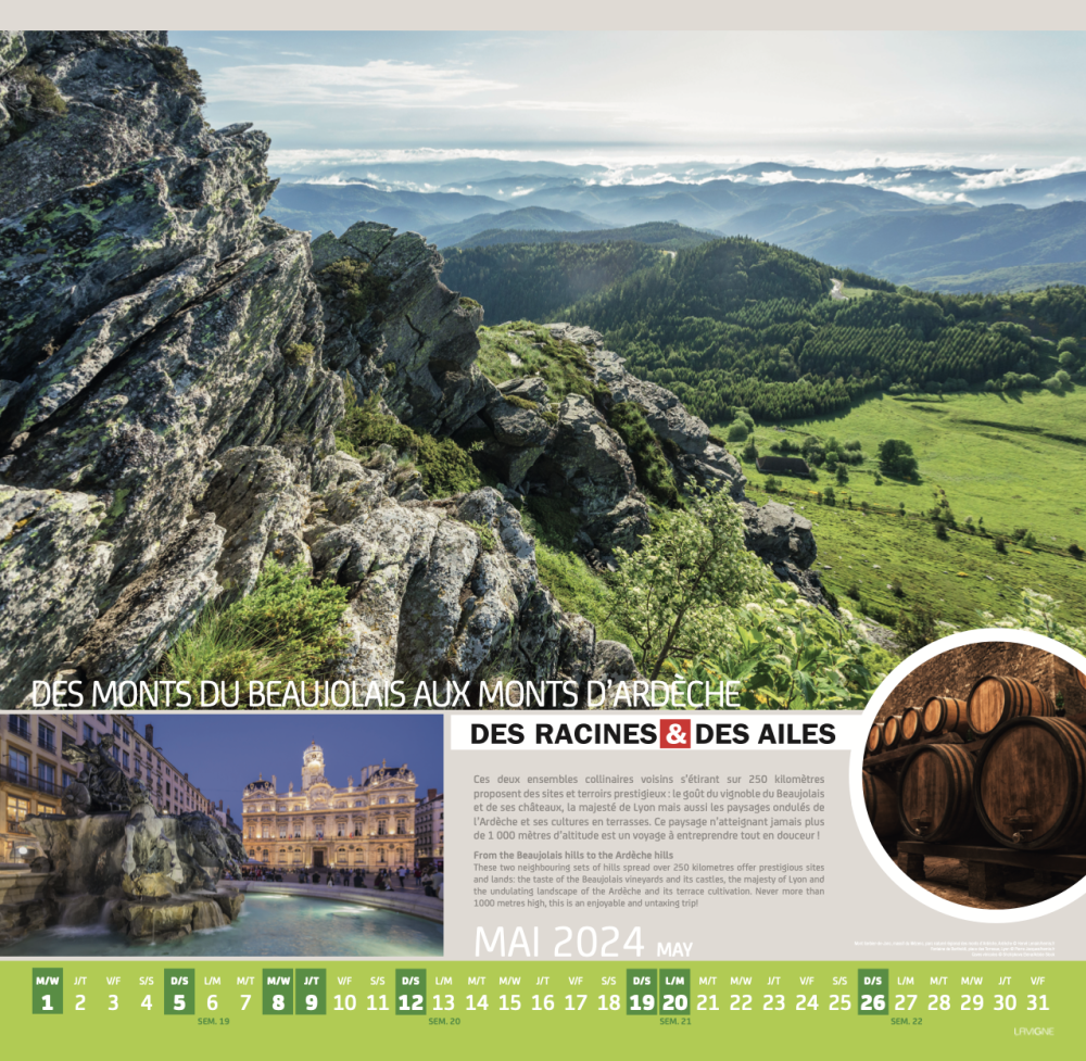 calendrier publicitaire personnalisable