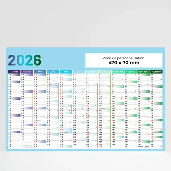 cartoplanning geant sur fond gris