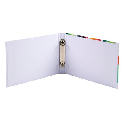 Classeur A5 horizontal personnalisable dos 30 mm 2anneaux 20 mm - dos de 30 mm