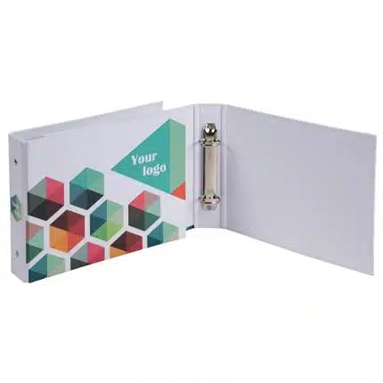 Classeur A5 horizontal - rembordé papier - 2 anneaux 25 mm - dos de 40 mm