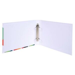 Classeur A5 horizontal - rembordé papier - 2 anneaux 25 mm - dos de 40 mm – Image 2