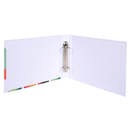 Classeur A5 horizontal - rembordé papier - 2 anneaux 25 mm - dos de 40 mm