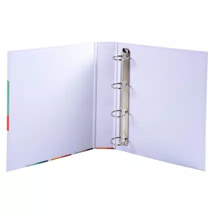 Classeur A4 - rembordé papier - 4 anneaux 40 mm - dos de 60 mm