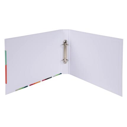 Classeur A4 horizontal rembordé papier - 2 anneaux 30 mm - dos de 40 mm – Image 3