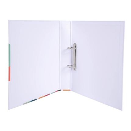 Classeur A4 rembordé papier - 2 anneaux 30 mm - dos de 50 mm