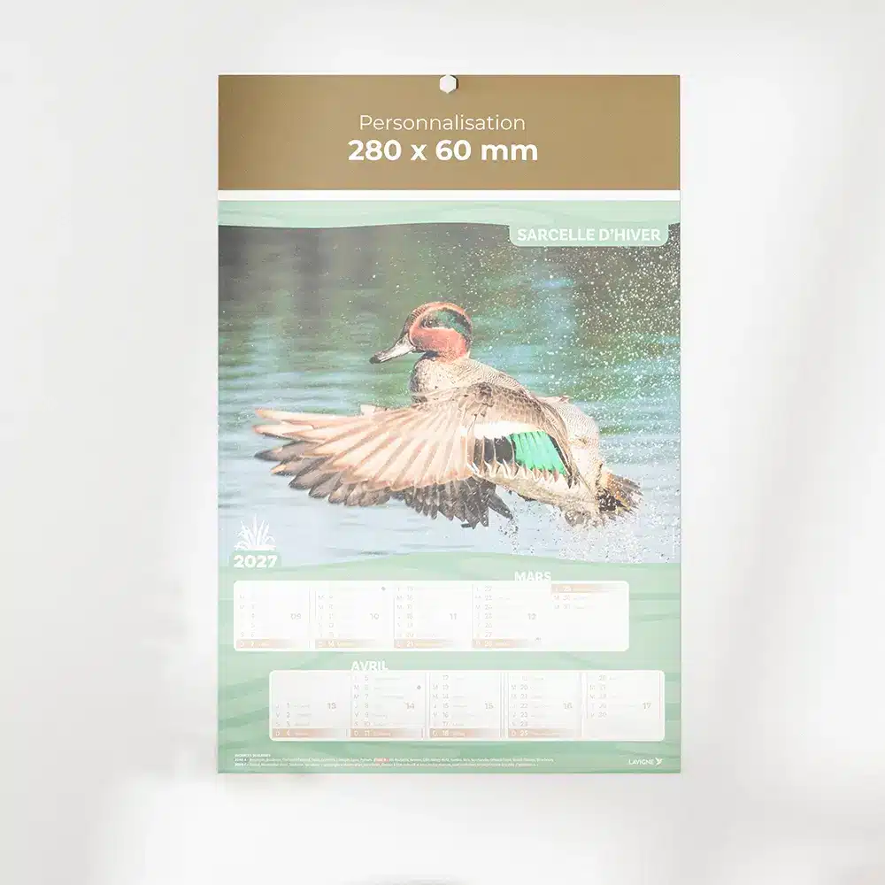 Calendrier photo Chasse