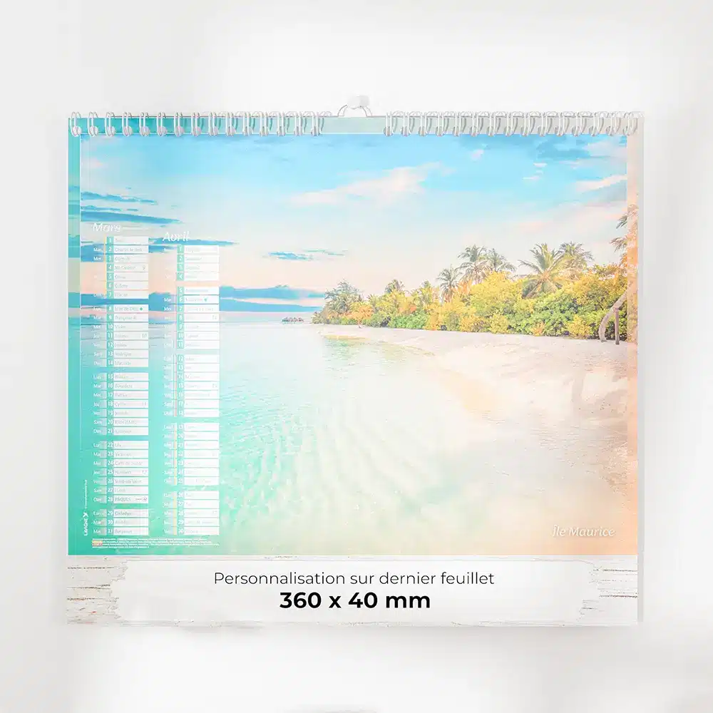 Calendrier photo Exotique