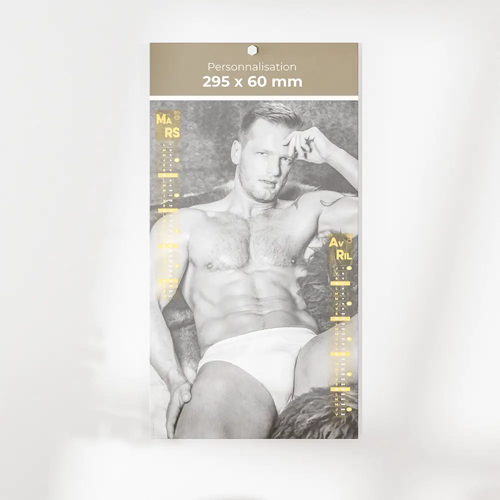 Calendrier photo Nu Hommes