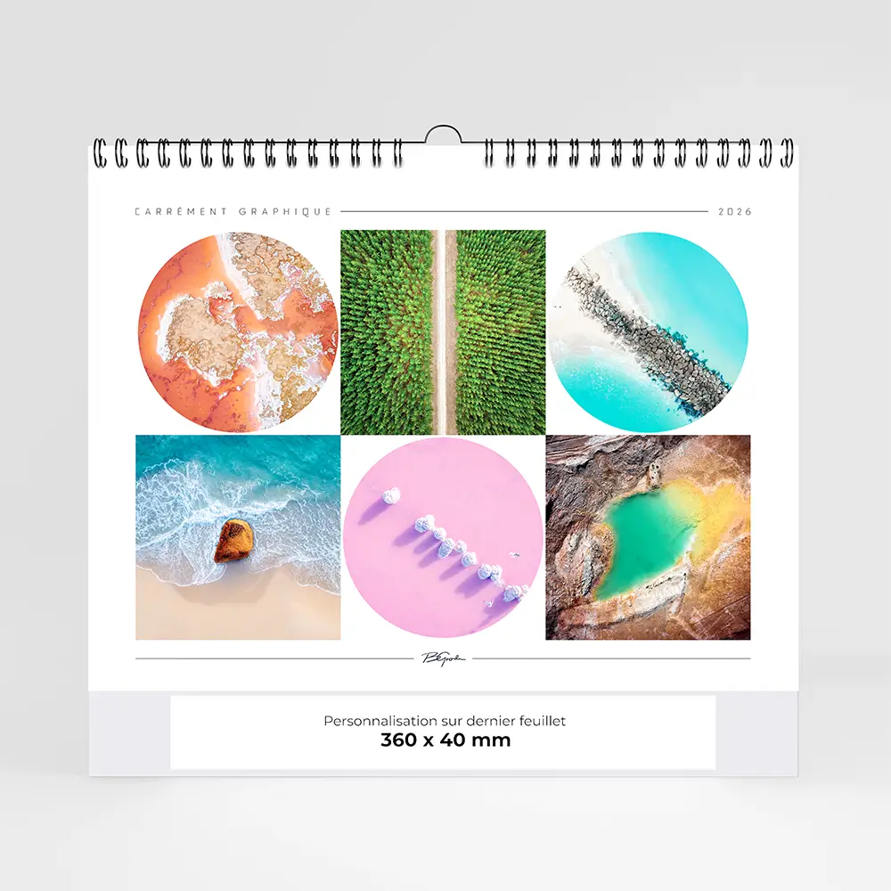 Calendrier Photo Carrément Graphique