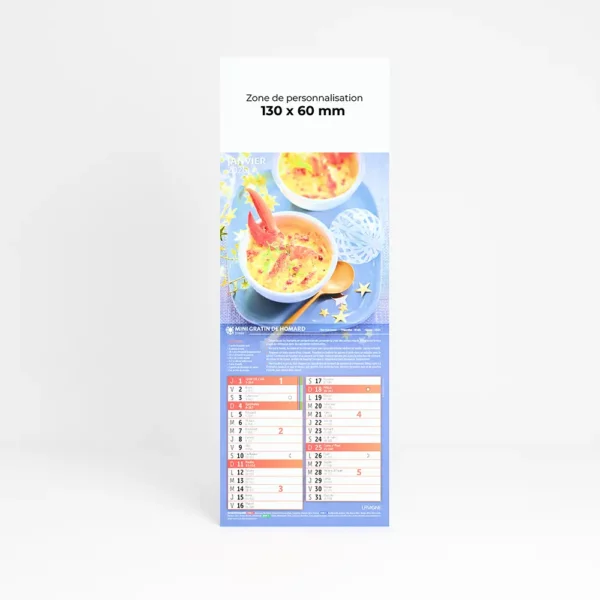 Calendrier Photo Memento Cuisine – Image 1