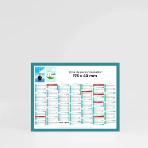Mini calendrier cartonné Affiches de France – Image 1
