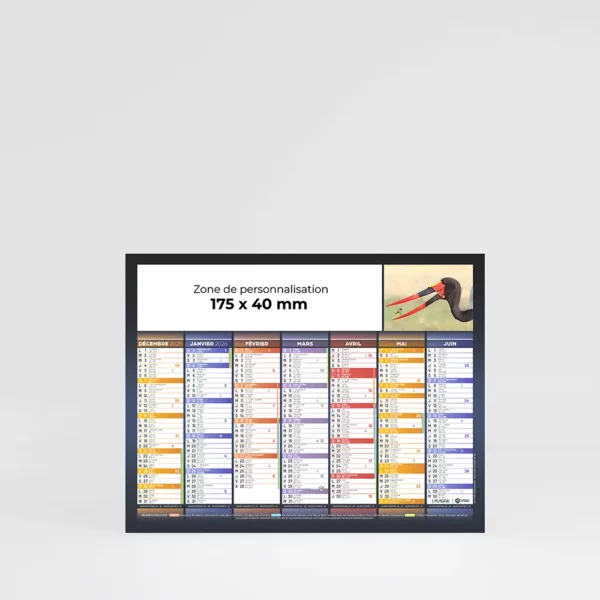 Mini calendrier cartonné Les moments uniques – Image 1