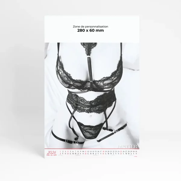 Calendrier Photo Nu Lingerie – Image 1