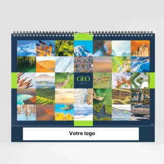 visuel couverture calendrier photo geo sur fond gris