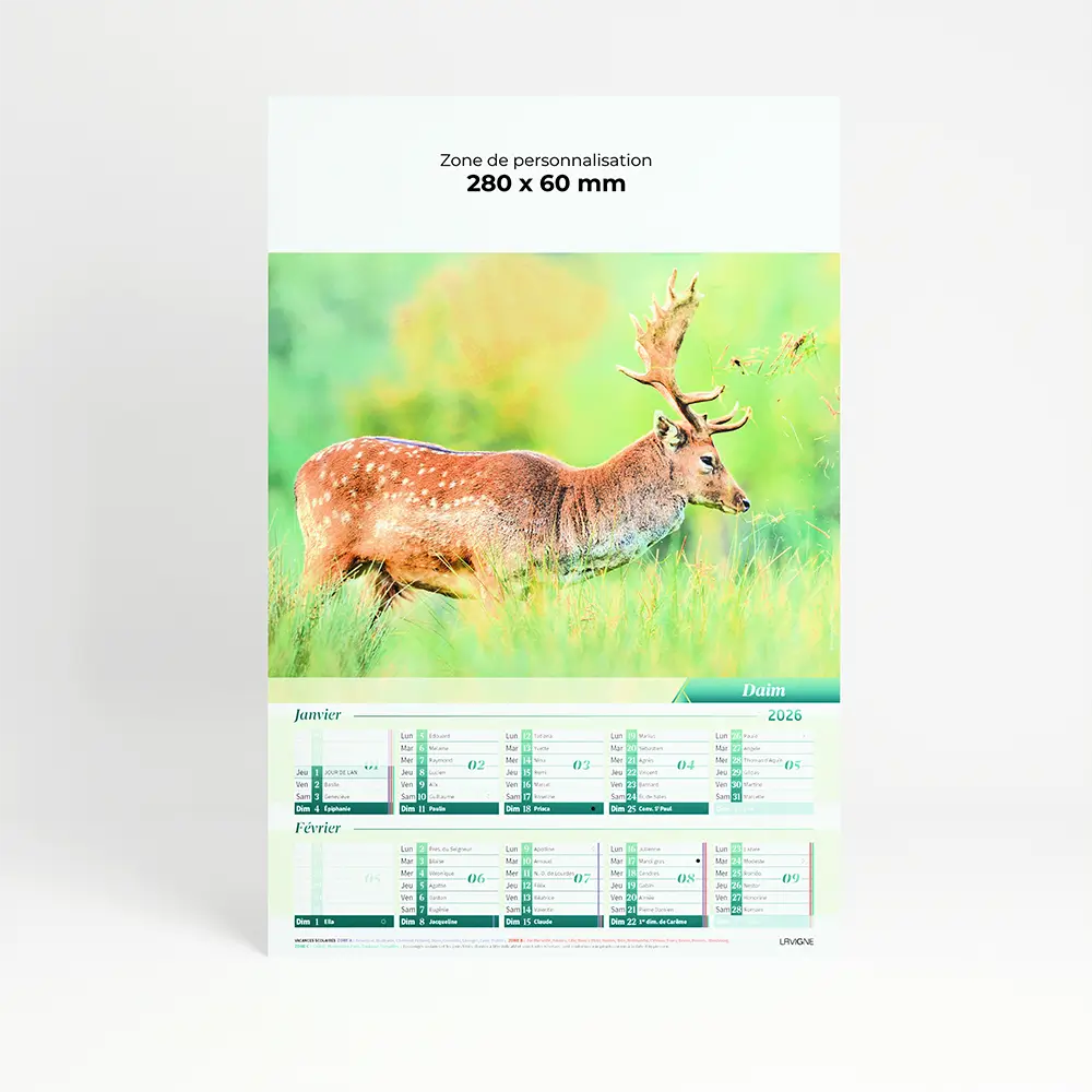 Calendrier Photo Chasse