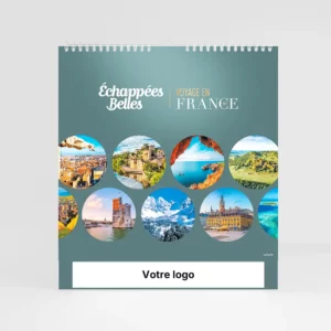 visuel couverture calendrier photo echappees belles sur fond gris