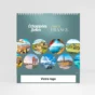 visuel couverture calendrier photo echappees belles sur fond gris