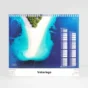 visuel couverture calendrier photo exotique sur fond gris