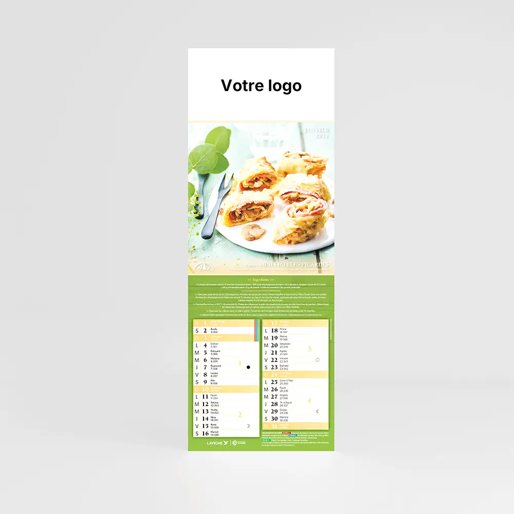 Calendrier photo Memento Cuisine