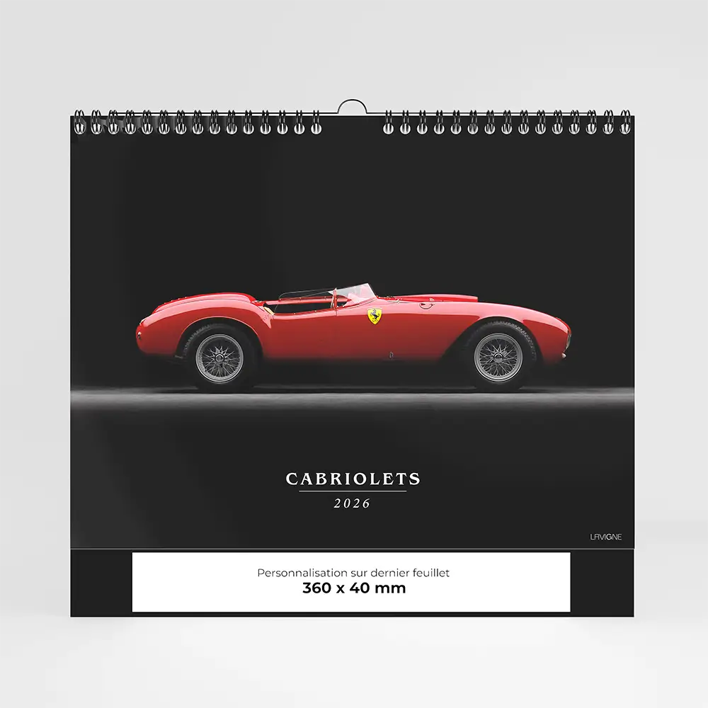 Calendrier Photo Cabriolets