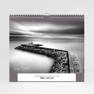 visuel du calendrier georges digalakis sur fodn gris