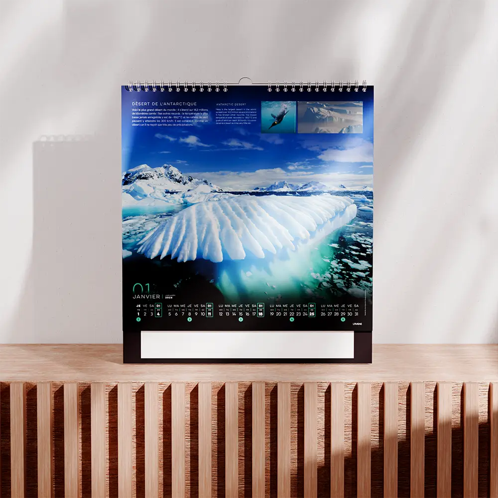 Calendrier Photo Déserts