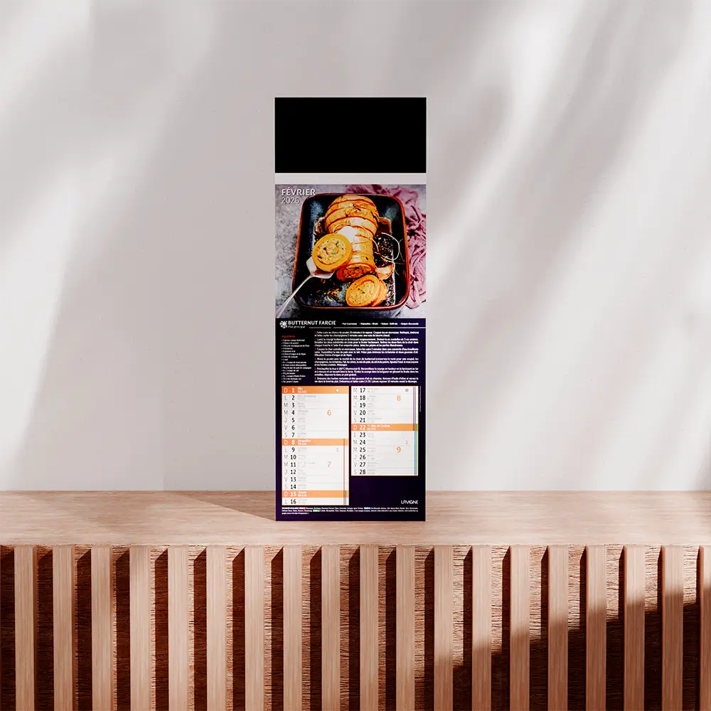 Calendrier Photo Memento Cuisine