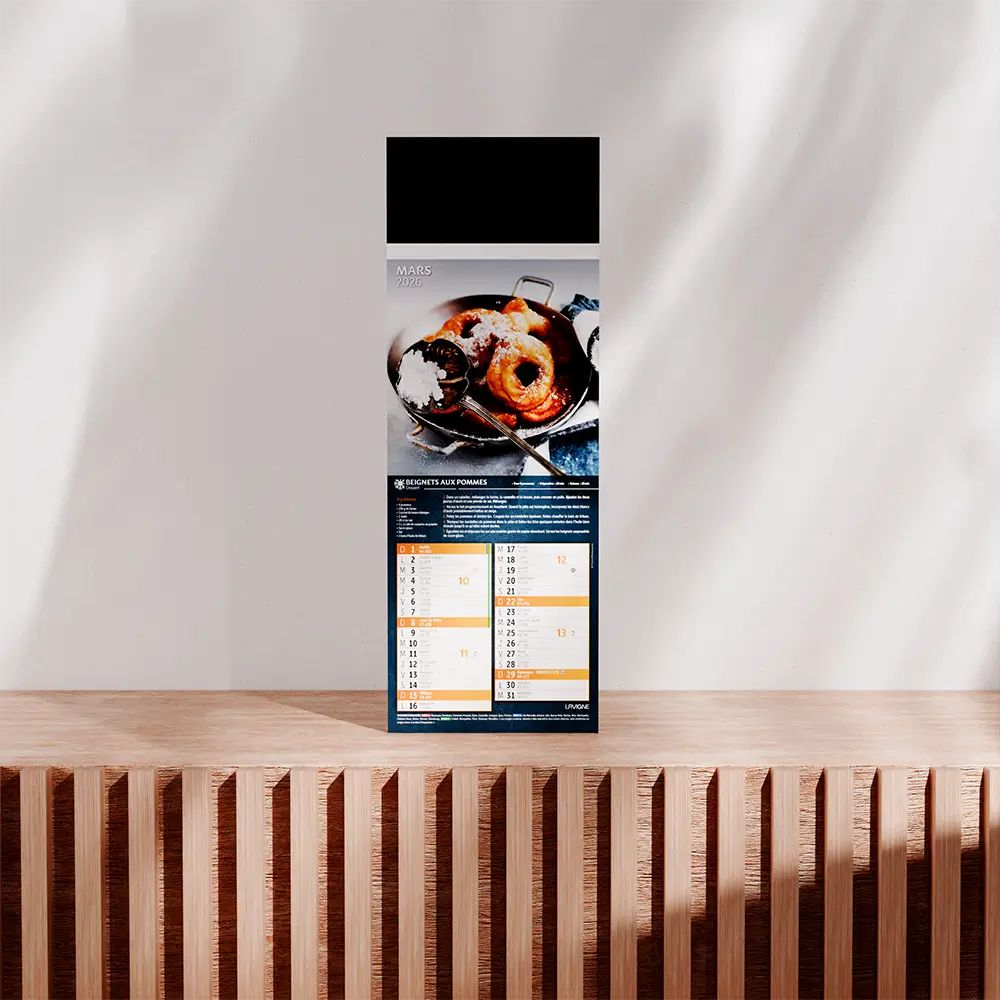 Calendrier Photo Memento Cuisine – Image 3