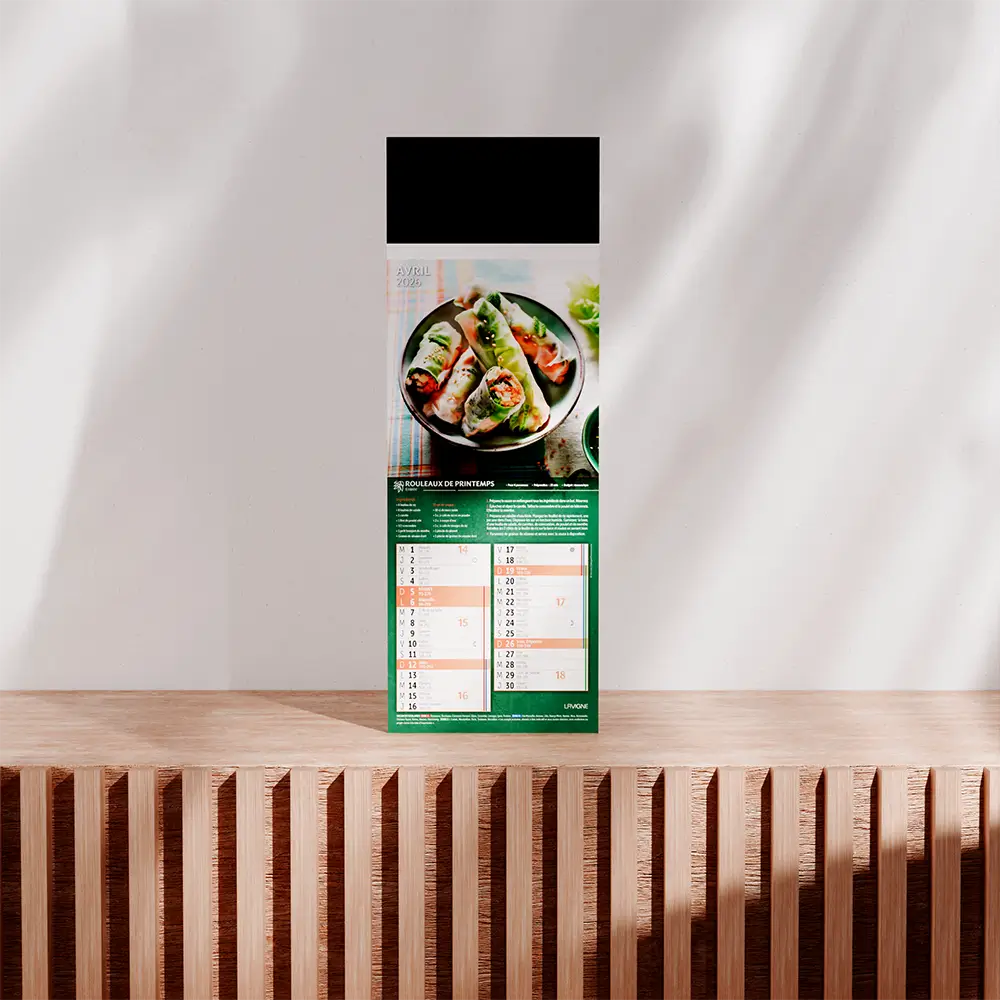 Calendrier Photo Memento Cuisine – Image 4