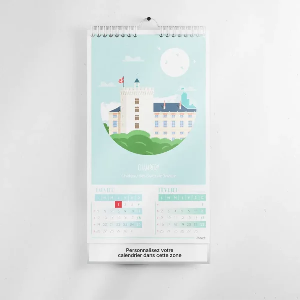 visuel feuillet 2 calendrier photo affiches de france sur fond gris