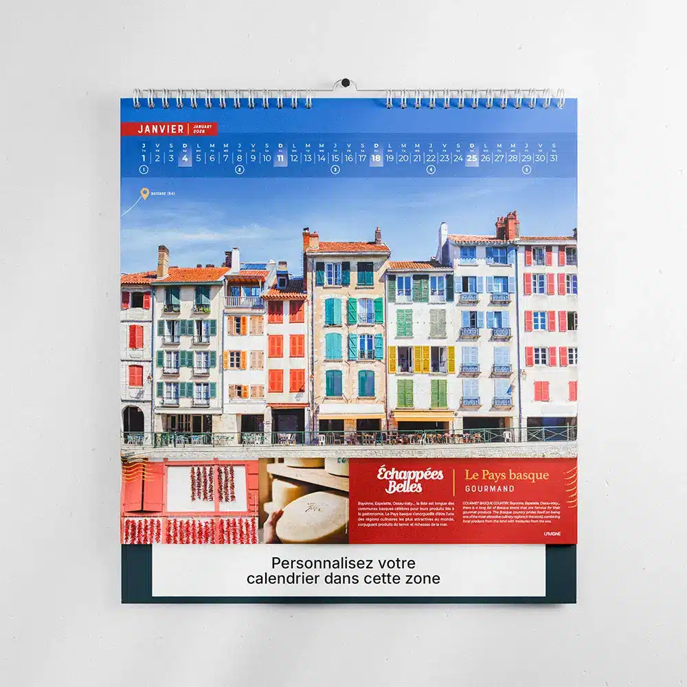 Calendrier Photo Échappées Belles