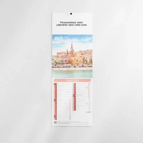 visuel feuillet 2 calendrier photo memento evasion sur fond gris