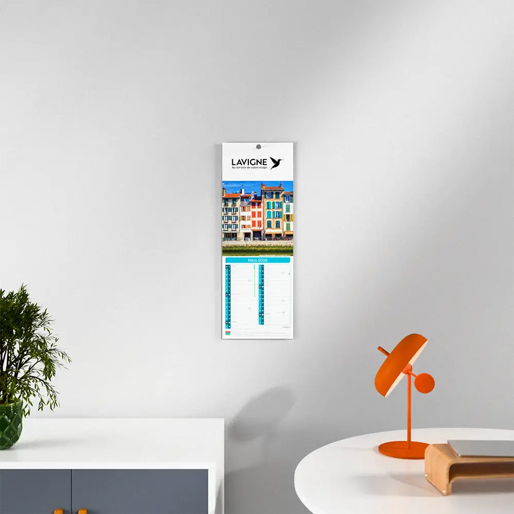 visuel feuillet 3 calendrier photo memento evasion sur fond gris