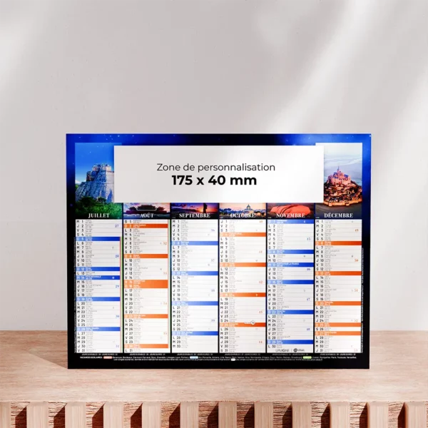 Mini calendrier cartonné Civilisations – Image 2