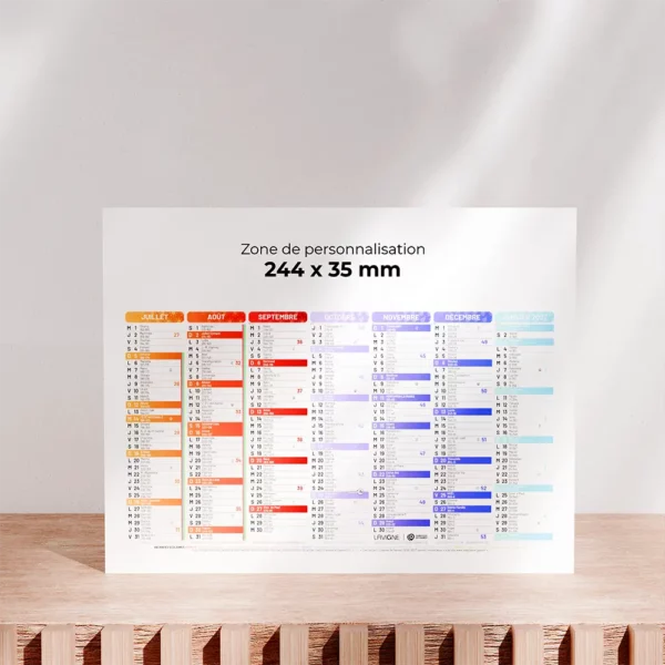 Mini calendrier cartonné Kaléidoscope – Image 2