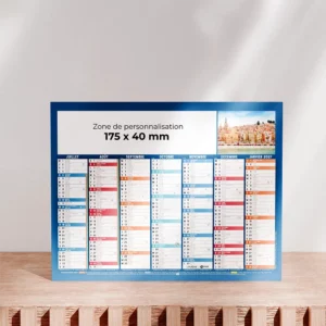 Mini calendrier cartonné Patrimoine de France – Image 2