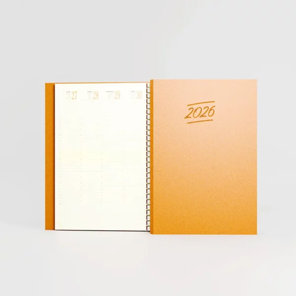 Agenda 16×24 cm spiralé Vivella Capucine – Image 1