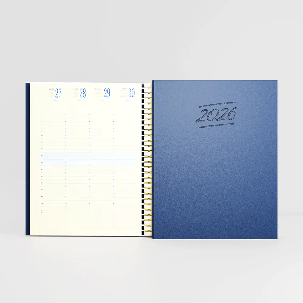 Agenda 21x27 cm spiralé Gobi Marina