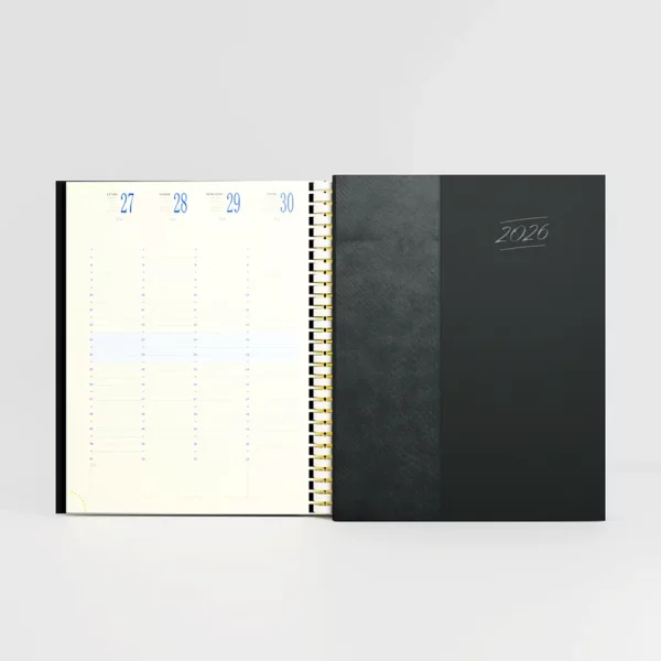 Agenda 21x27 cm spiralé Winner/Python Ardoise – Image 1