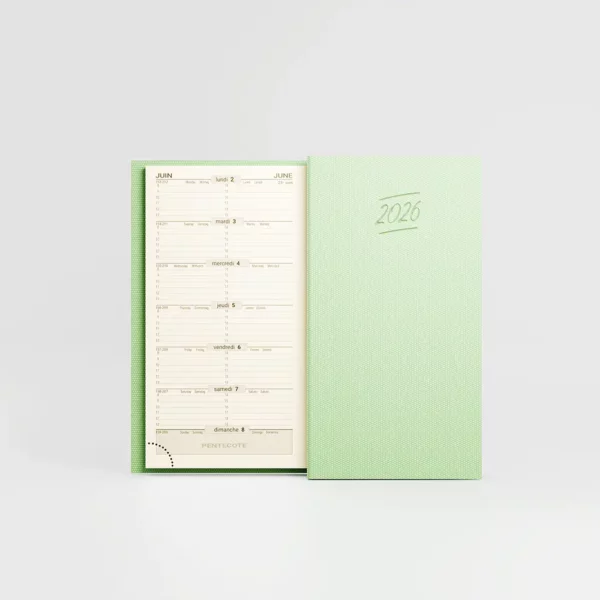 Agenda de poche broché Canvas Verdigri – Image 1