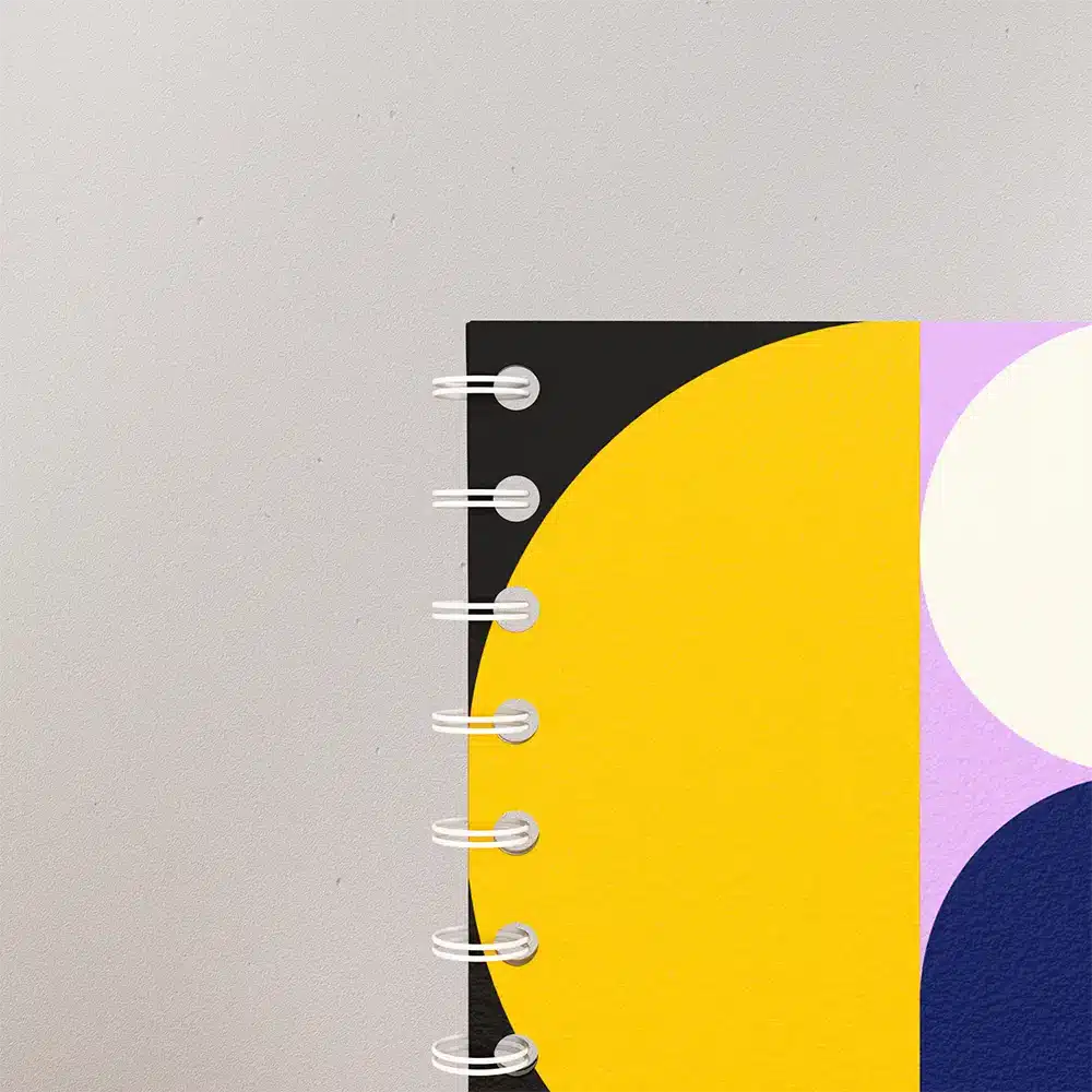 meeting book couverture soft touch reliure blanche sans regle