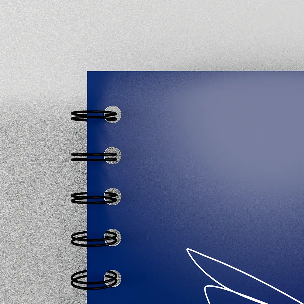 zoom couverture organise book brillante reliure noire