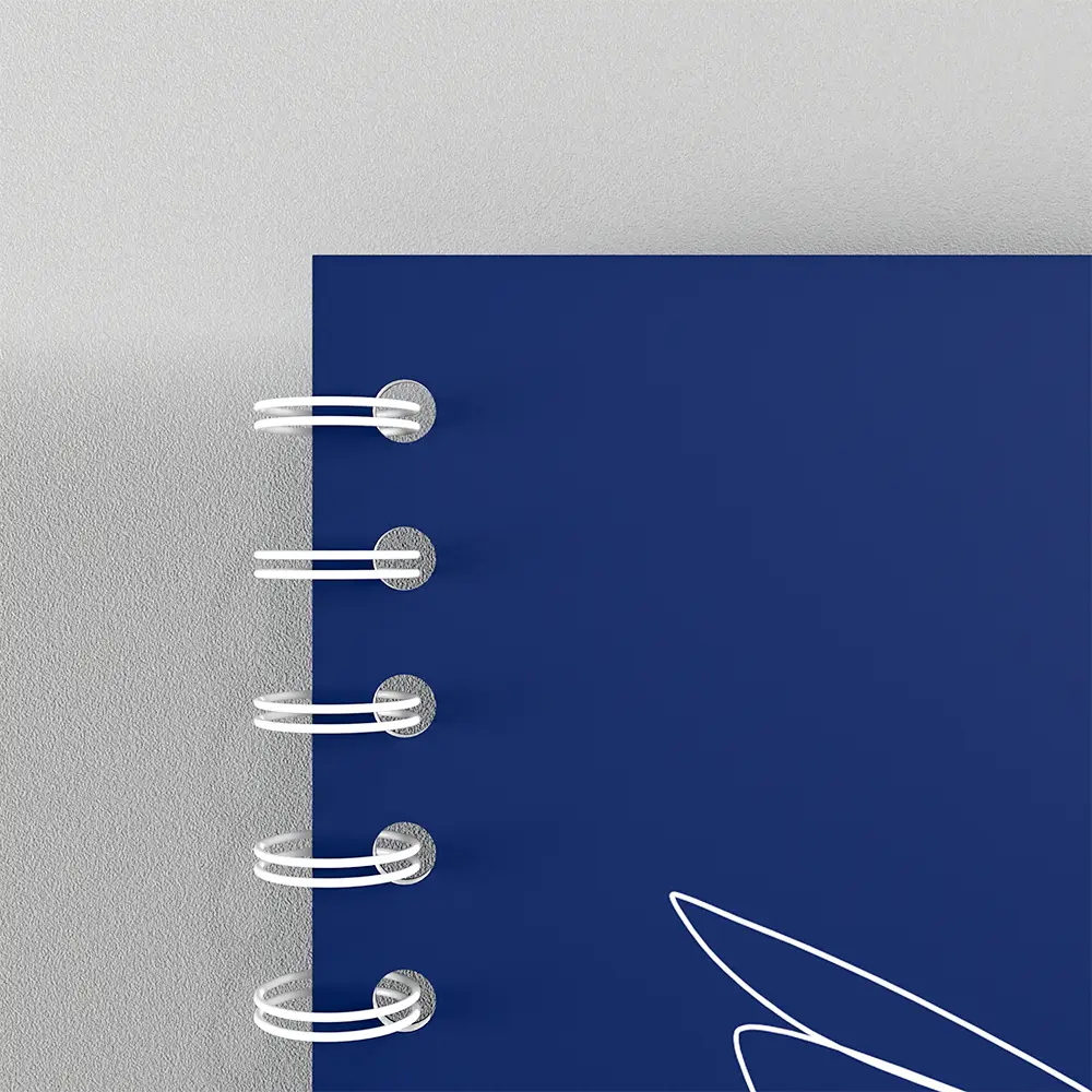 zoom couverture organise book mat reliure blanche