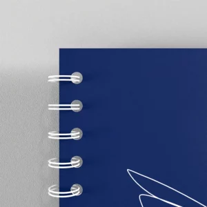 zoom couverture organise book soft touch reliure blanche