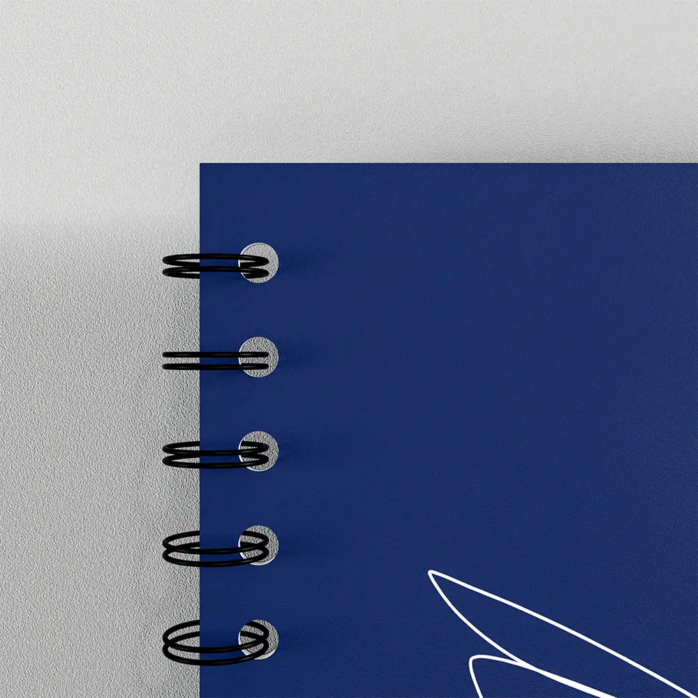 zoom couverture organise book soft touch reliure noire