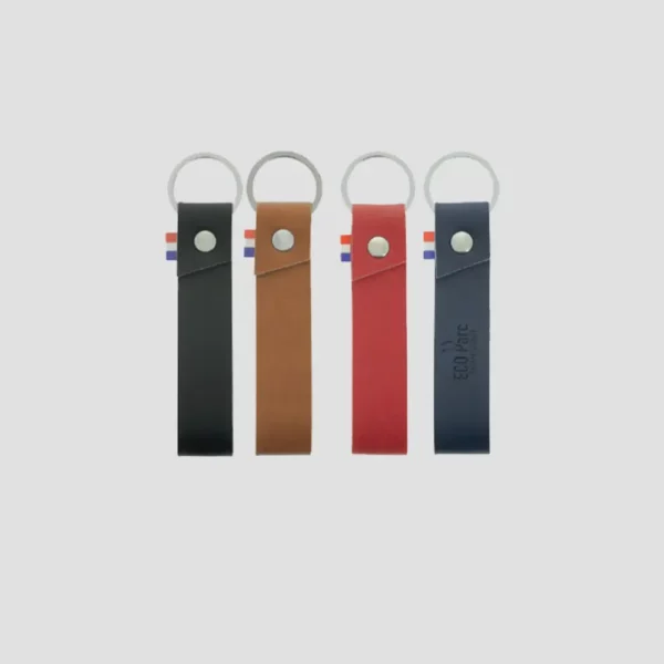 PORTE-CLÉS LANIÈRE CUIR VÉGÉTAL – Image 2