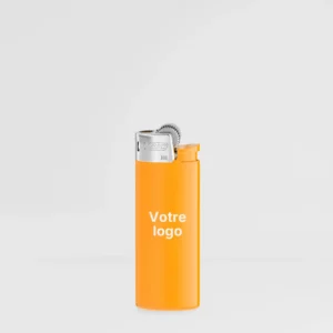 briquet bic mini sur fond gris