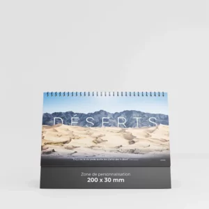 Calendrier de bureau Déserts – Image 1
