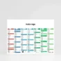 visuel recto calendrier cartonne grand format kaleidoscope sur fond gris